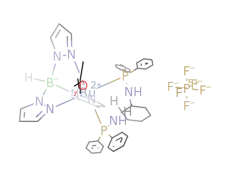 [(hydrotris(pyrazolyl)borate)(methacrolein)Ru(S,S-1,2-bis(diphenylphosphinoamino)cyclohexane)][PF6]