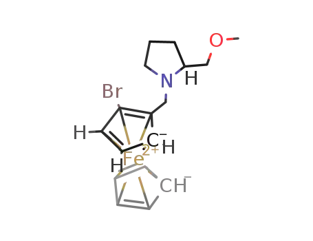 (R,R(p))-1-bromo-2-[(2-methoxymethylpyrrolidin-1-yl)methyl]ferrocene