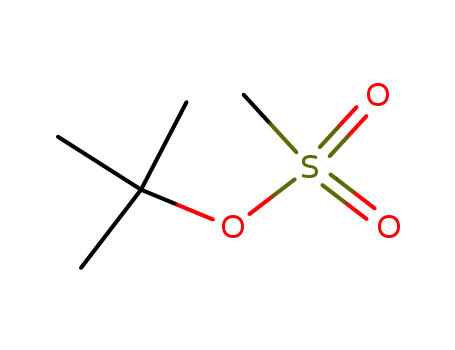Molecular Structure of 16427-41-1 (2-methyl-2-methylsulfonyloxy-propane)