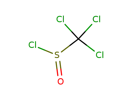 Molecular Structure of 25004-95-9 (TRICHLOROMETHANESULFINYL CHLORIDE)