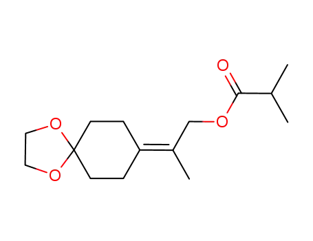 2-(4,4-ethylenedioxycyclohexylidene)propyl 2-methylpropanoate