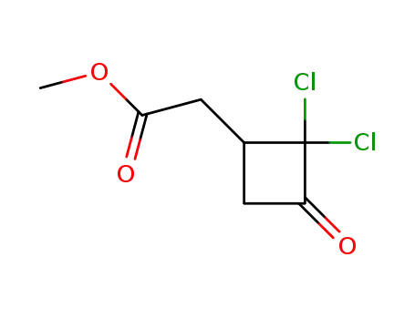 methyl 2-(2,2-dichloro-3-oxocyclobutyl)acetate