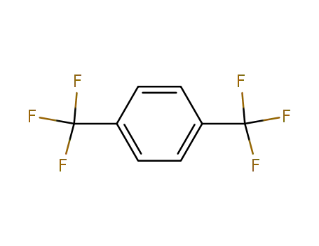 Molecular Structure of 433-19-2 (1,4-Bis(trifluoromethyl)-benzene)