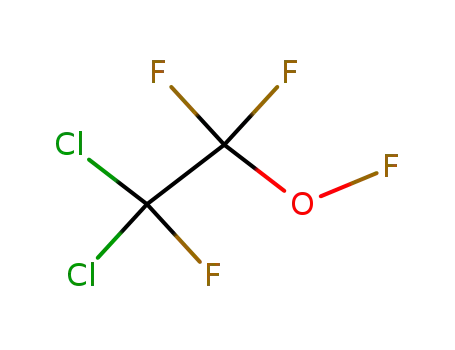1-fluoroxy 2,2-dichlorotrifluoroethane