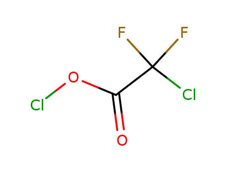Molecular Structure of 68674-44-2 (CHLORODIFLUOROACETYL HYPOCHLORITE			)