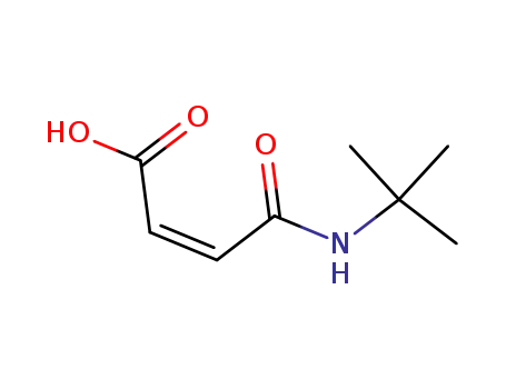 Molecular Structure of 32350-46-2 ((2Z)-4-(tert-butylamino)-4-oxobut-2-enoic acid)