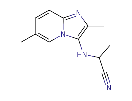 2-[(2,6-dimethylimidazo[1,2-a]pyridine-3-yl)amino]propanenitrile