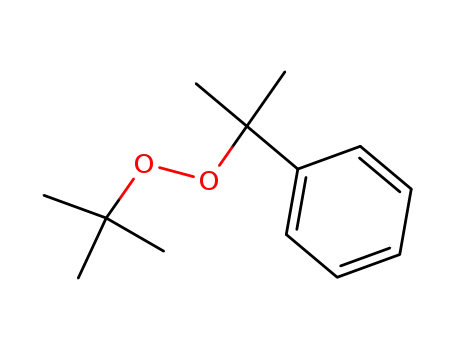 Molecular Structure of 3457-61-2 (TERT-BUTYL CUMYL PEROXIDE)