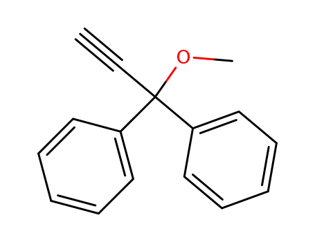 Molecular Structure of 13632-79-6 (Benzene, 1,1'-(1-methoxy-2-propynylidene)bis-)