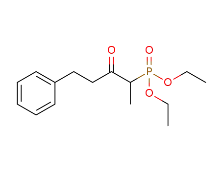 (1-methyl-2-oxo-4-phenylbutyl)phosphonic acid diethyl ester