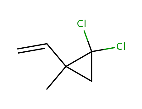 Molecular Structure of 5296-49-1 (Cyclopropane, 1,1-dichloro-2-ethenyl-2-methyl-)