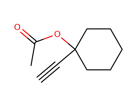 Molecular Structure of 5240-32-4 (1-ETHYNYL CYCLOHEXANYL ACETATE)