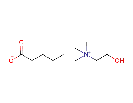 2-hydroxy-N,N,N-trimethylethan-1-aminium pentanoate