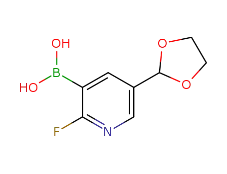 5-(1,3-dioxolan-2-yl)-2-fluoropyridin-3-ylboronic acid
