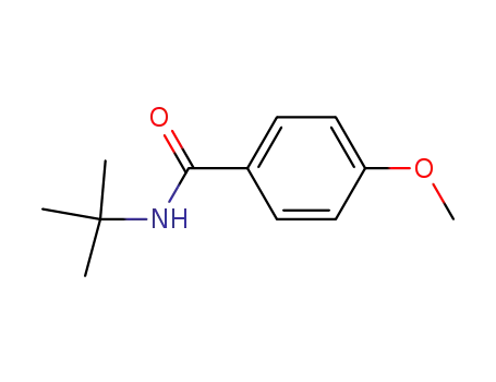 Molecular Structure of 19486-73-8 (N-tert-Butyl-4-methoxybenzamide)