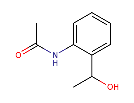 Molecular Structure of 89937-05-3 (Acetamide, N-[2-(1-hydroxyethyl)phenyl]-)
