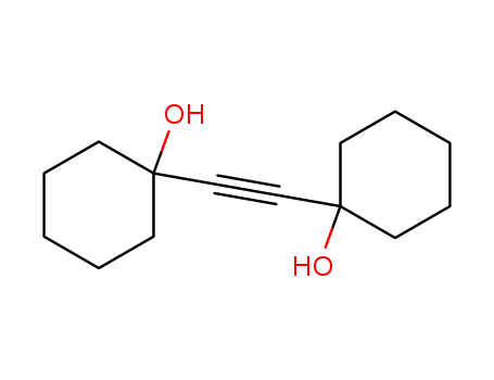 Molecular Structure of 78-54-6 (1,1'-ETHYNYLENEDICYCLOHEXANOL)