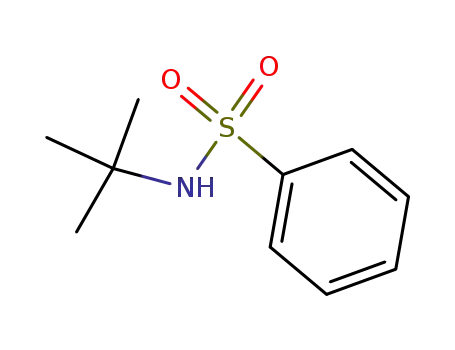 Molecular Structure of 2512-24-5 (N-tert-butylbenzenesulfonamide)