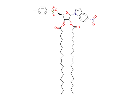 1-(2,3-dioleyl-5-O-tosyl-α-D-ribofuranosyl)-5-nitroindole
