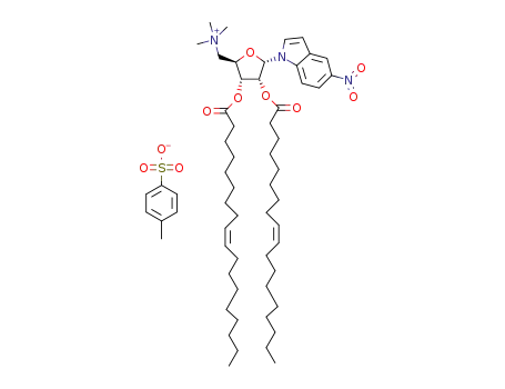 1-(2,3-dioleyl-5-trimethylammonium-α-D-ribofuranosyl)-5-nitroindole tosylate