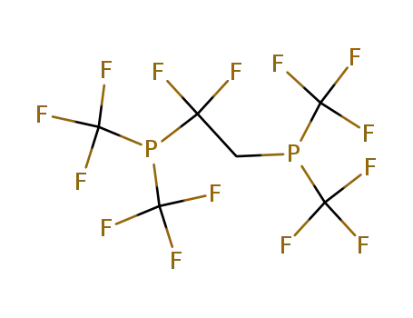 1,2-Bis-(bis-trifluoromethyl-phosphanyl)-1,1-difluoro-ethane