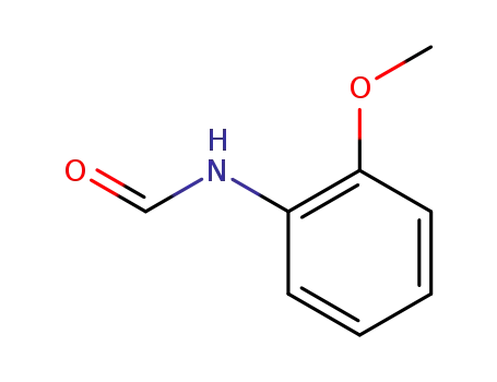 Molecular Structure of 23896-88-0 (N-(2-METHOXY-PHENYL)-FORMAMIDE)