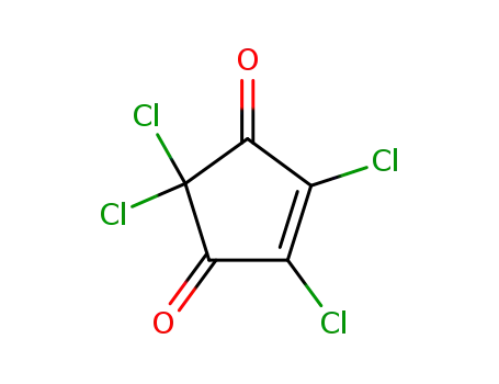 4-Cyclopentene-1,3-dione, 2,2,4,5-tetrachloro-