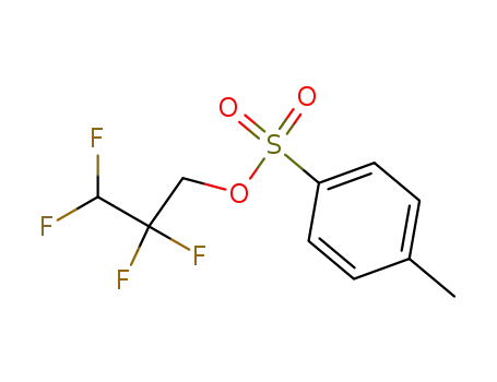 Molecular Structure of 786-31-2 (2,2,3,3-TETRAFLUOROPROPYL 4-TOLUENESULFONATE)