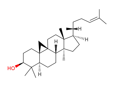 Molecular Structure of 469-38-5 (CYCLOARTENOL)