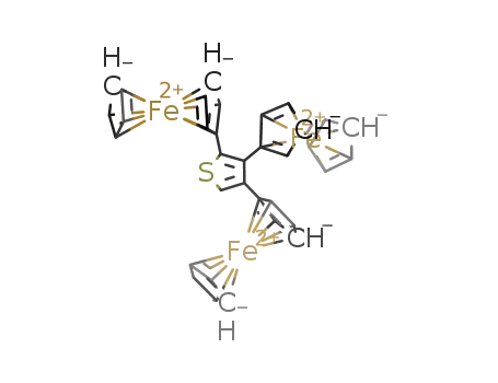 2,3,4-triferrocenylthiophene
