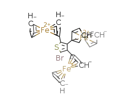 2-bromo-3,4,5-triferrocenylthiophene