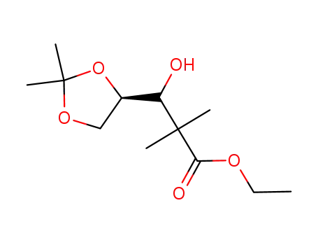 ethyl 3-[(R)-2,2-dimethyl-1,3-dioxolan-4-yl]-3-hydroxy-2,2-dimethylpropanoate
