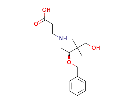 3-[(R)-2-(benzyloxy)-4-hydroxy-3,3-dimethylbutylamino]propanoic acid