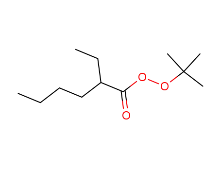 Molecular Structure of 3006-82-4 (tert-Butyl peroxy-2-ethylhexanoate)