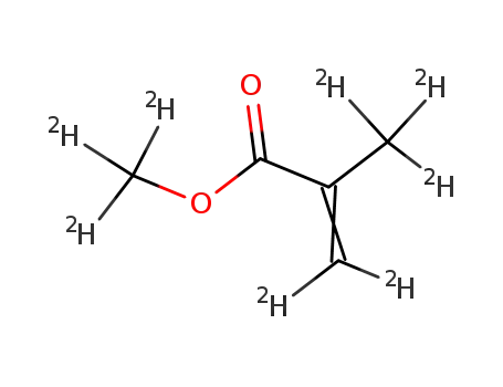Molecular Structure of 35233-69-3 (METHYL METHACRYLATE-D8)