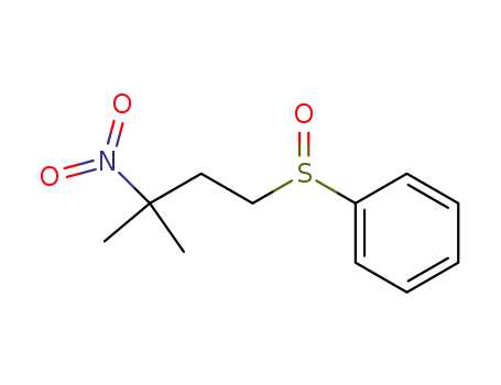 3-methyl-3-nitro-1-(phenylsulfinyl)-butane