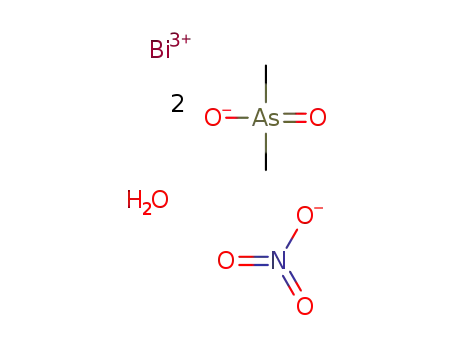 bis(dimethylarsinato)bismuth nitrate monohydrate