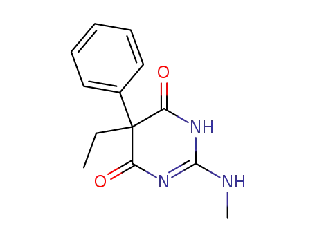 5-ethyl-2-methylamino-5-phenyl-1H-pyrimidine-4,6-dione