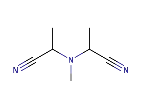 Molecular Structure of 57768-53-3 (Propanenitrile, 2,2'-(methylimino)bis-)