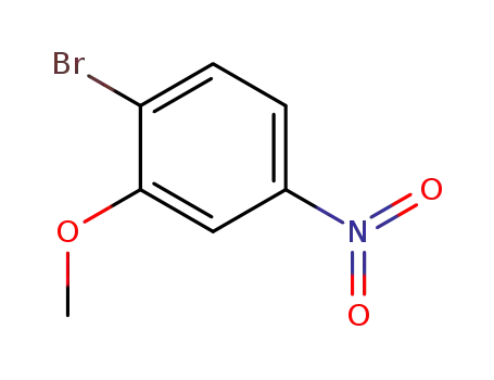 Molecular Structure of 77337-82-7 (2-BROMO-5-NITROANISOLE)