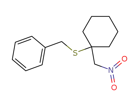 1-benzylthio-1-nitromethylcyclohexane