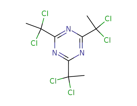 Molecular Structure of 30362-74-4 (2,4,6-tris(1,1-dichloroethyl)-1,3,5-triazine)