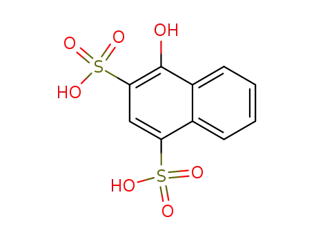Molecular Structure of 1857-16-5 (1,3-Naphthalenedisulfonic acid, 4-hydroxy-)