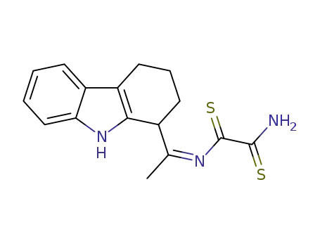 (Z)-N1-[1-(2,3,4,9-tetrahydro-1H-carbazol-1-yl)ethylidene]ethanebis(thioamide)