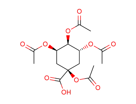 (1R,3R,4R,5R)-(-)-quinic acid tetraacetate