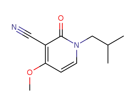 1-isobutyl-4-methoxy-2-oxo-1,2-dihydropyridine-3-carbonitrile