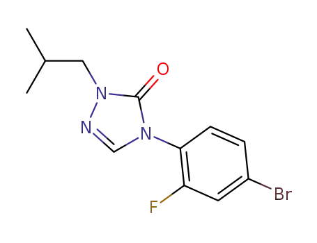 4-(4-bromo-2-fluorophenyl)-1-isobutyl-1H-1,2,4-triazol-5(4H)-one