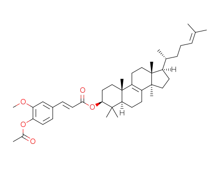 3-O-(trans-4-O-acetylferuloyl)-8,24,(5-α)-cholestandien-4,4,14-α-trimethyl-3-β-ol