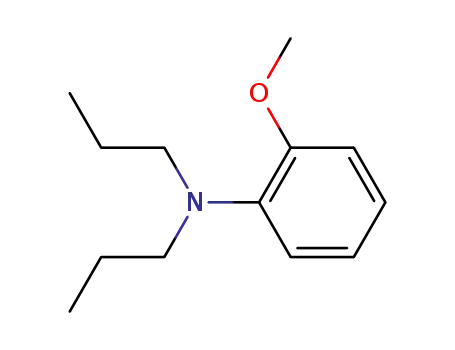 Molecular Structure of 107411-34-7 (Benzenamine, 2-methoxy-N,N-dipropyl-)