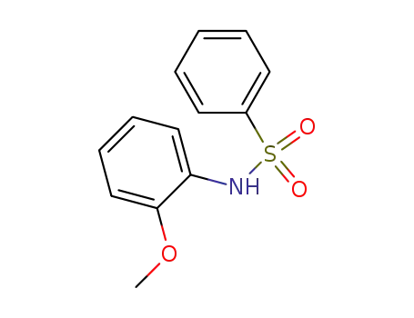 Molecular Structure of 21226-32-4 (N-(2-methoxyphenyl)benzenesulfonamide)